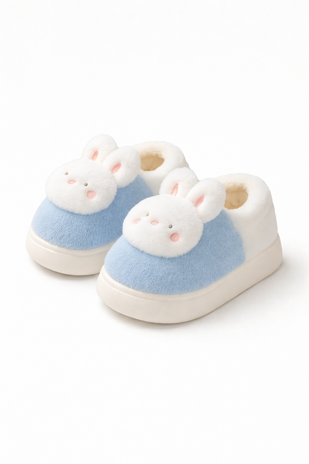 Pantuflas conejito azul