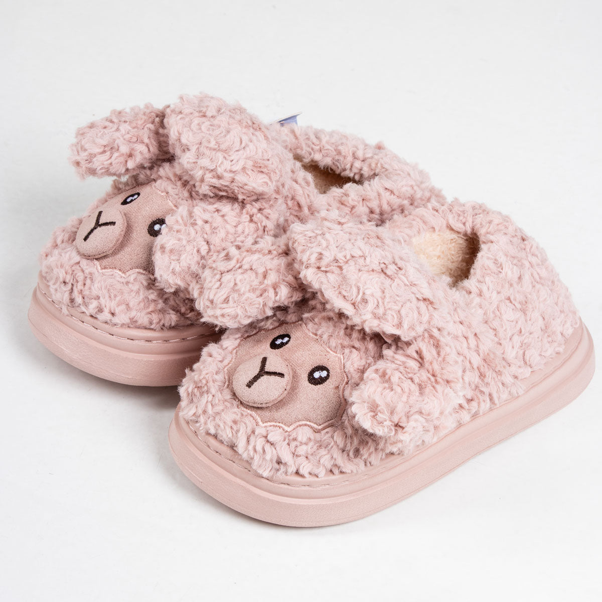 Pantufla oveja rosada