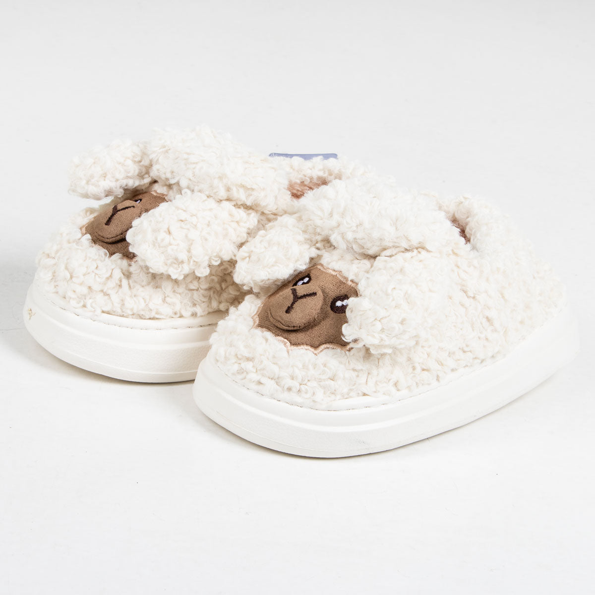 Pantufla oveja blanca