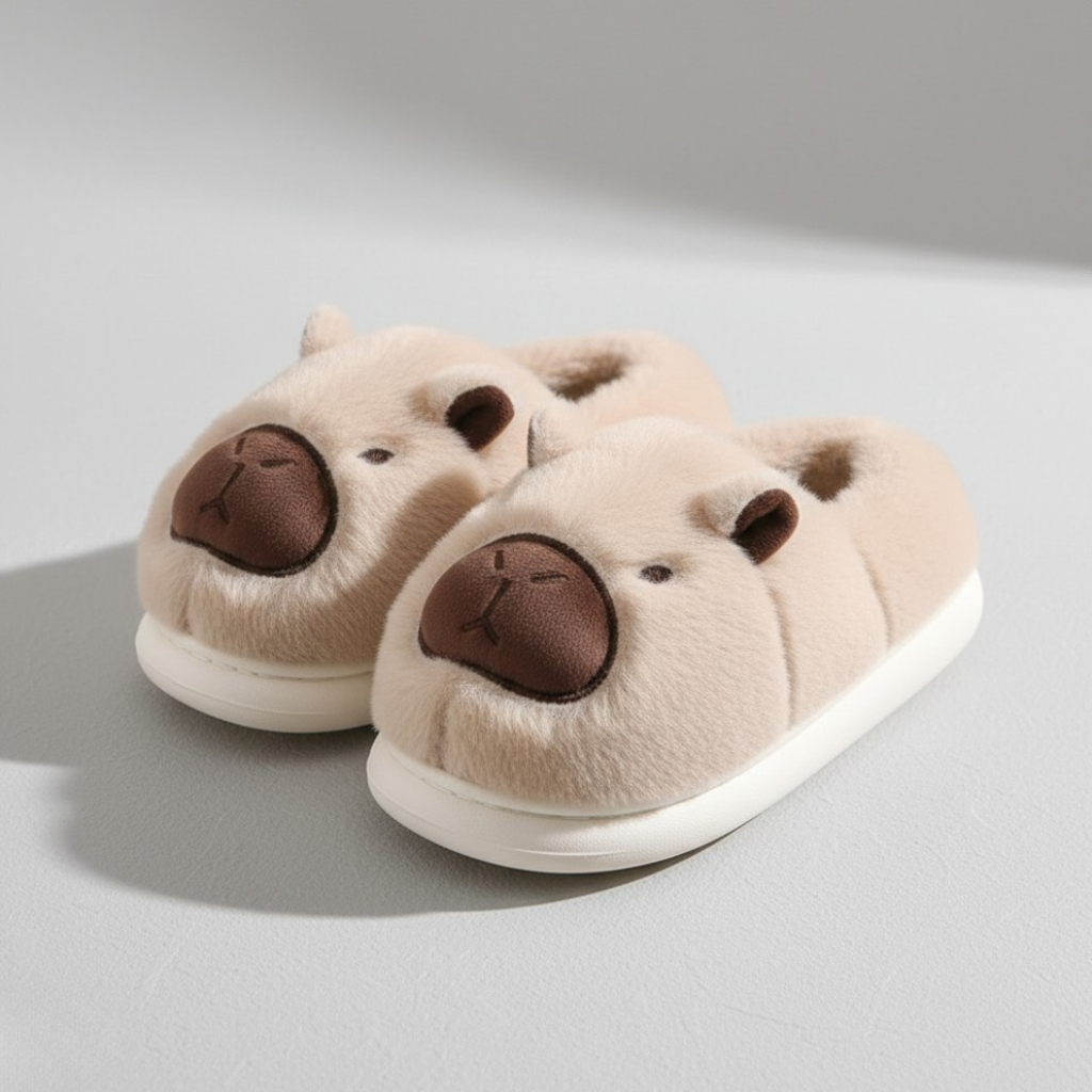 Pantufla Capíbara beige